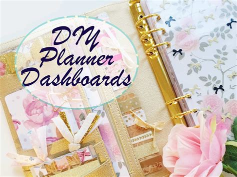 HOW TO MAKE PLANNER DASHBOARDS AND DIE